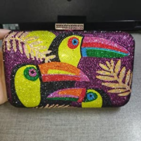 Rhinestone Toucan Boutique Women's Clutch - Picture 4 of 8